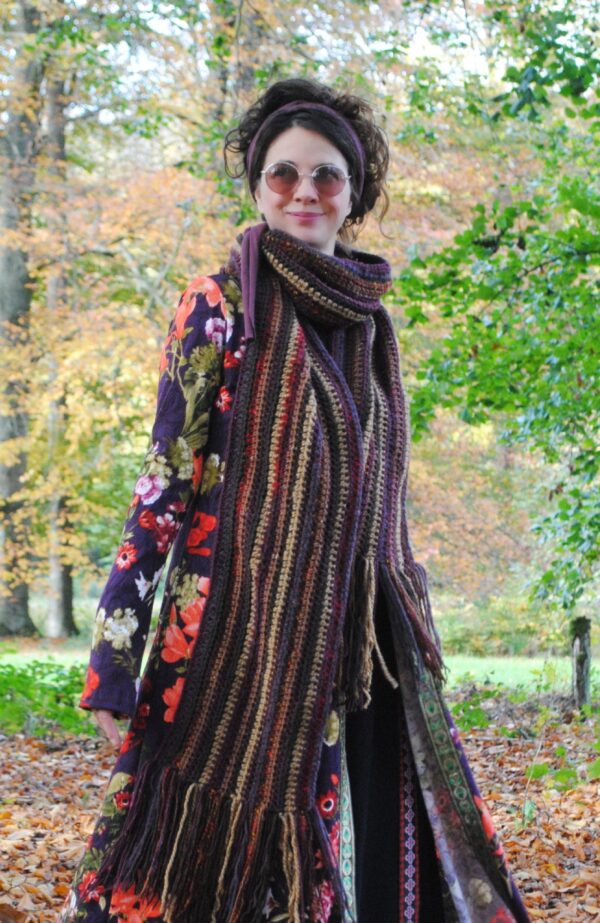 Zoula Earth Scarf Handmade