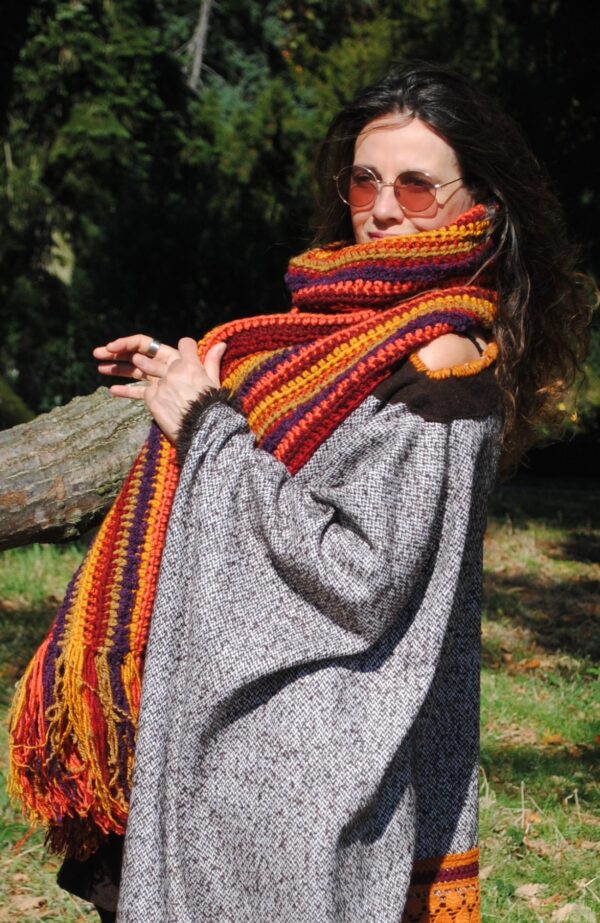 Aelura Asymmetrical Poncho
