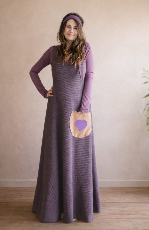 Amara Heart lange bohemian jurk