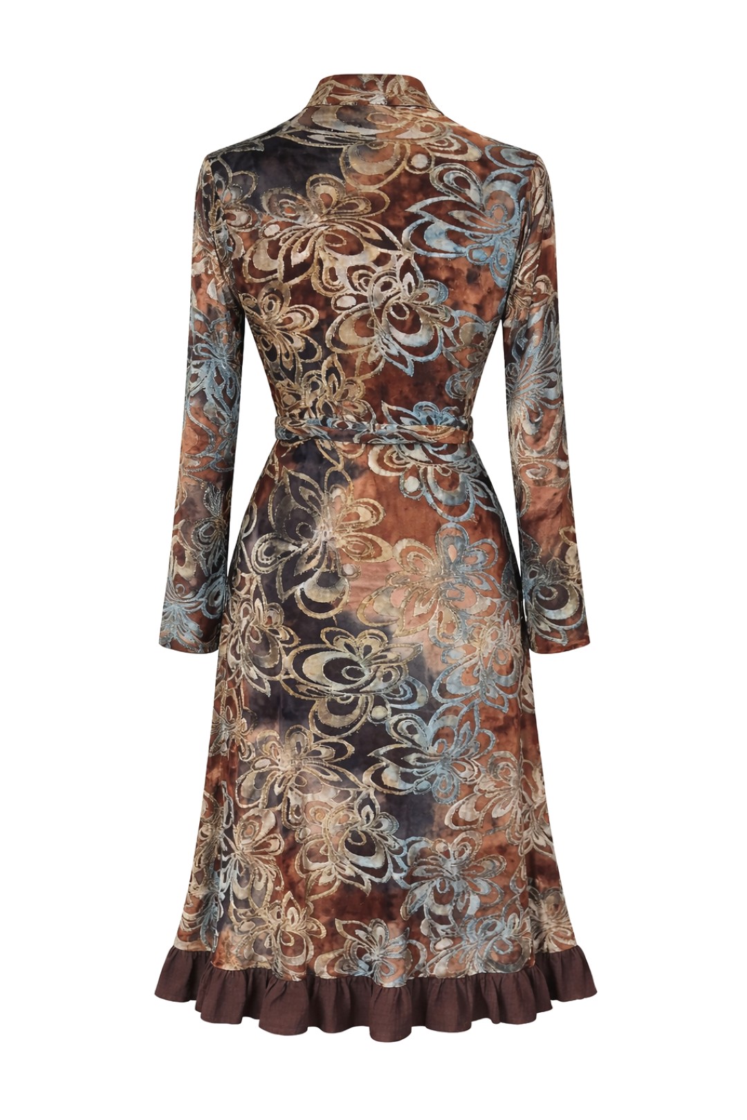 Lou zwierige bloemen wikkeljurk