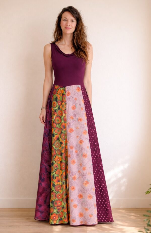 Jasmine unique patchwork dress