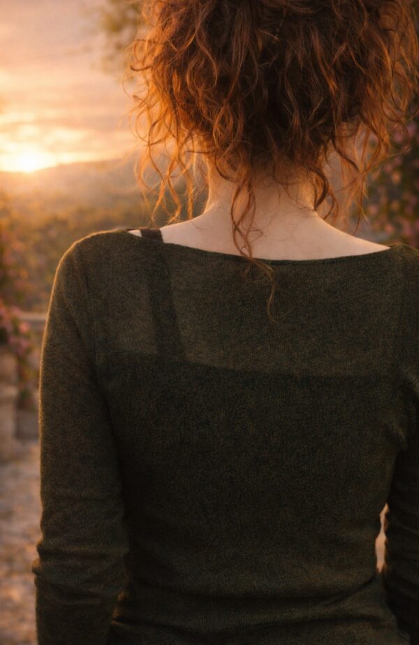 Elowen mosgroen mesh truitje