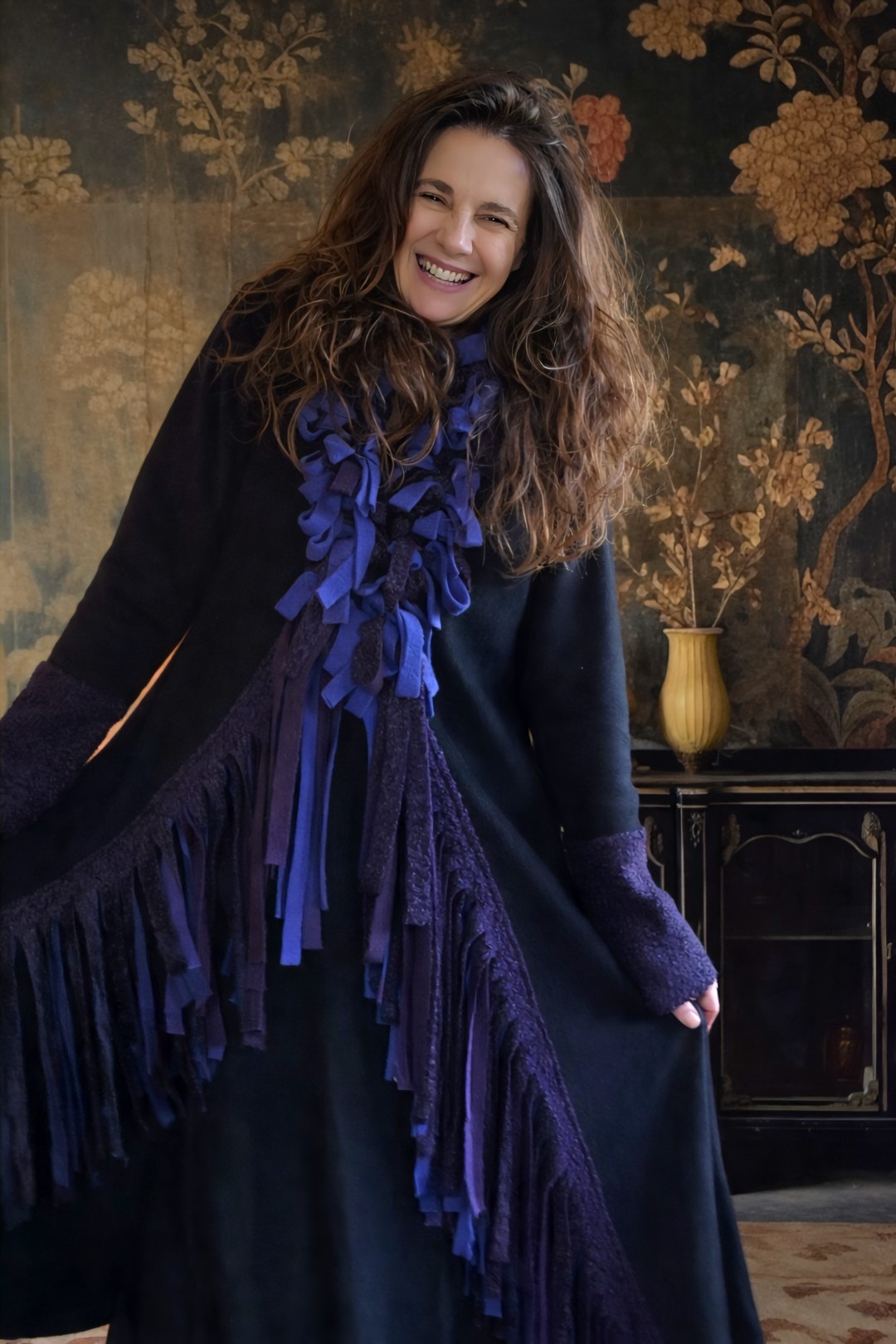 Ishara artistic vest jacket