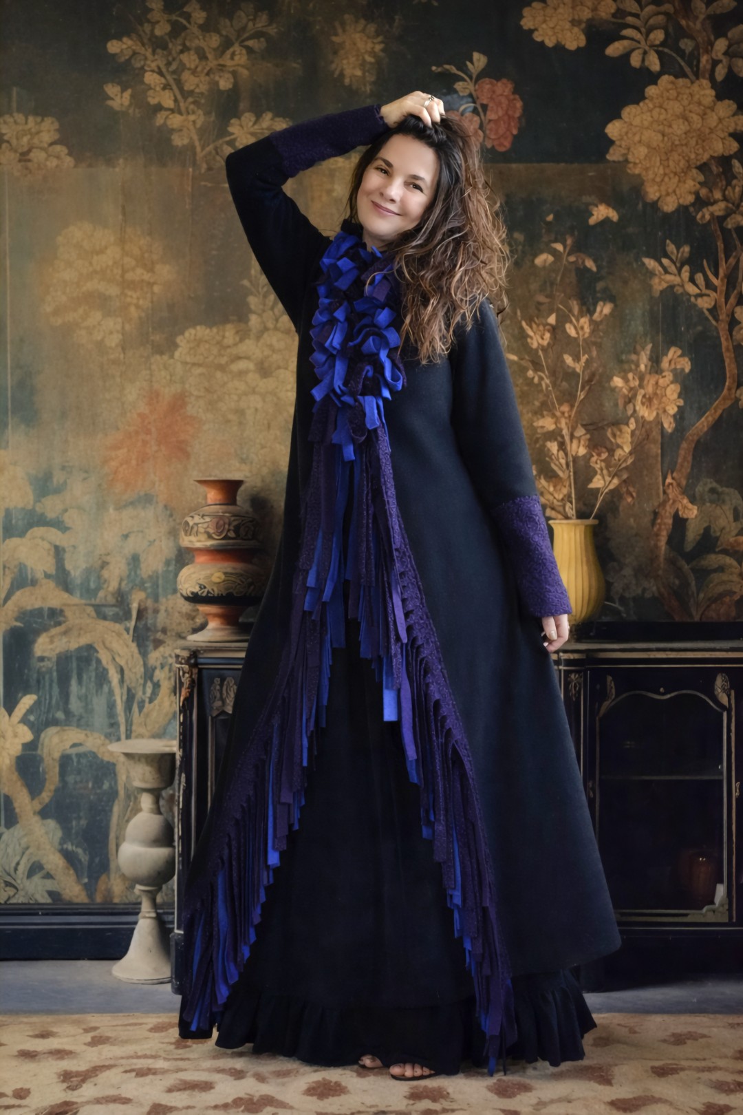 Ishara artistic vest jacket