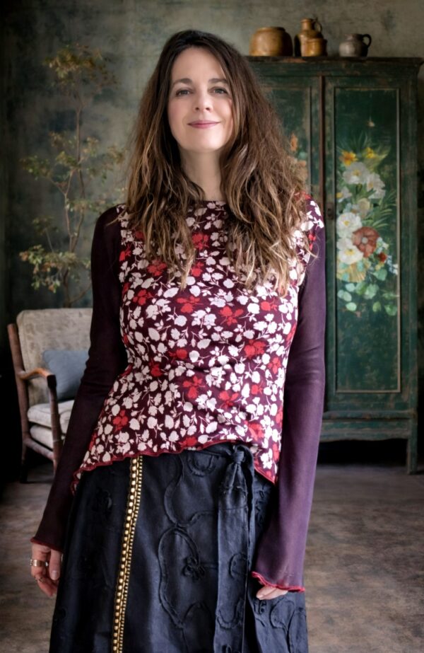 Mira Kalyani Asymmetric Floral Shirt