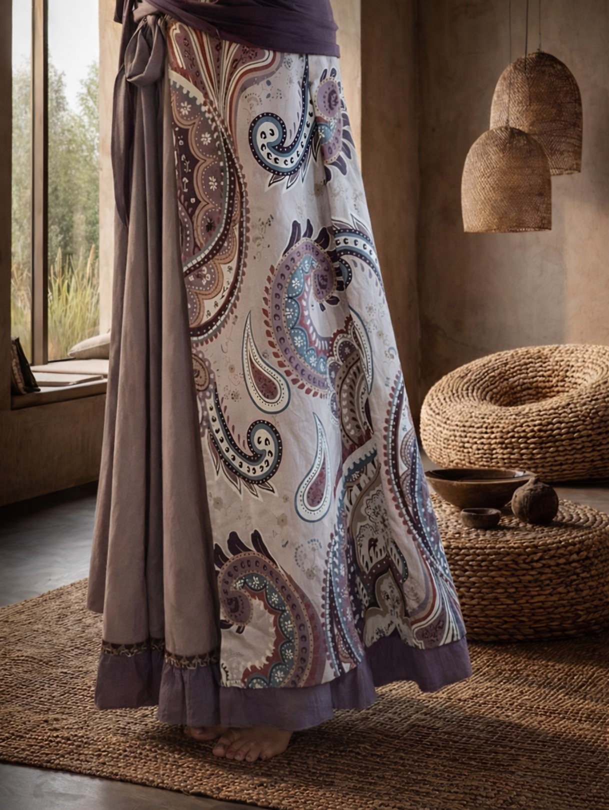 Nalima Oriental Wrap Skirt