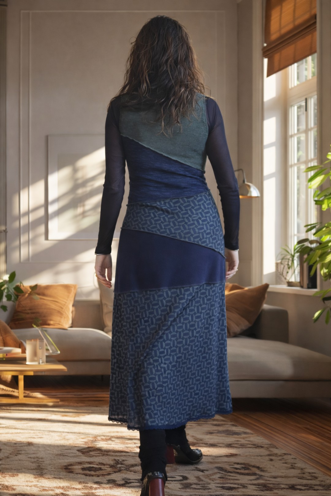 Tish kunstig en vrouwelijke jurk