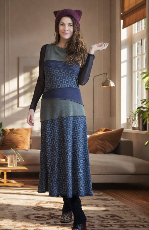 Tish kunstig en vrouwelijke jurk