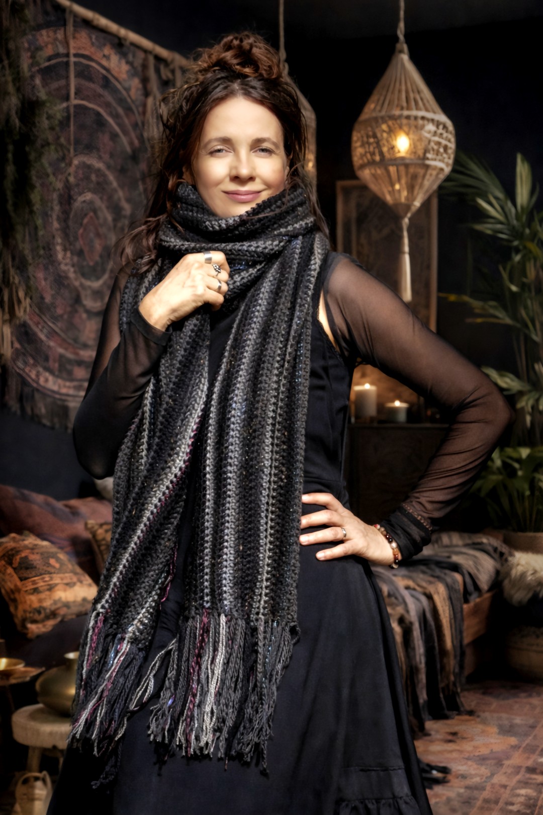 Nyvara Handmade Shadow-Light Scarf