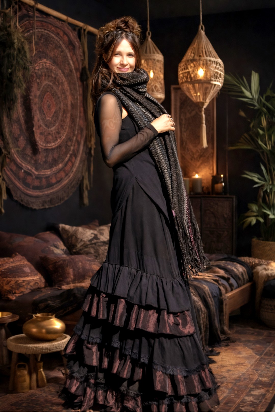 Nyvara Handmade Shadow-Light Scarf