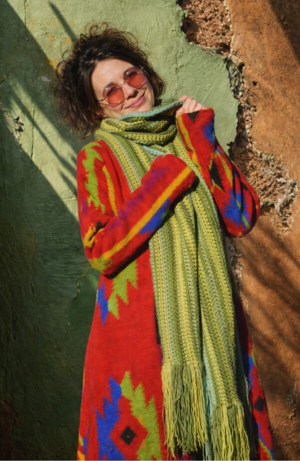 Viridia sjaal van Groei handgemaakt